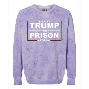 Trump For Prison 2024 Support Trump 4th Of July 9171 Colorblast Crewneck Sweatshirt