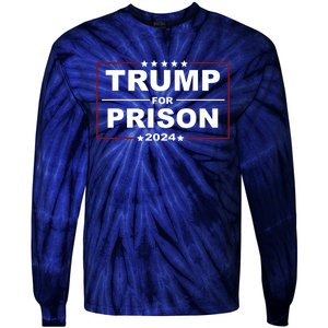 Trump For Prison 2024 Support Trump 4th Of July 9171 Tie-Dye Long Sleeve Shirt