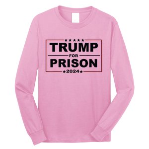 Trump For Prison 2024 Support Trump 4th Of July Long Sleeve Shirt