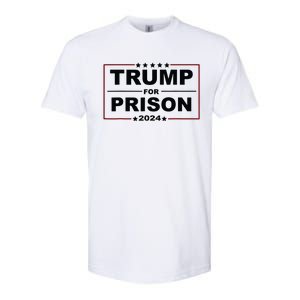 Trump For Prison 2024 Support Trump 4th Of July Softstyle CVC T-Shirt