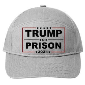 Trump For Prison 2024 Support Trump 4th Of July 7-Panel Snapback Hat