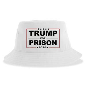 Trump For Prison 2024 Support Trump 4th Of July Sustainable Bucket Hat