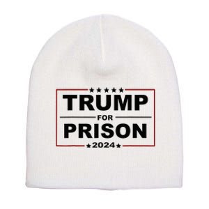 Trump For Prison 2024 Support Trump 4th Of July Short Acrylic Beanie