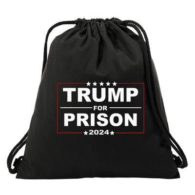 Trump For Prison 2024 Support Trump 4th Of July Drawstring Bag