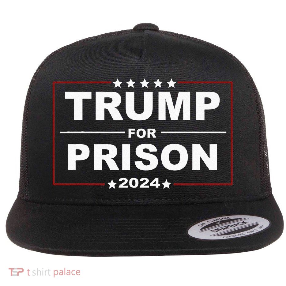 Trump For Prison 2024 Support Trump 4th Of July Flatbill Hat