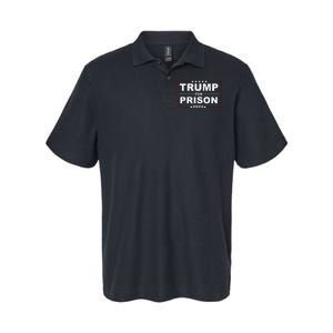 Trump For Prison 2024 Support Trump 4th Of July Softstyle Adult Sport Polo