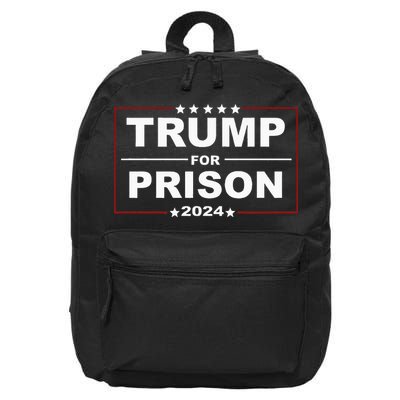 Trump For Prison 2024 Support Trump 4th Of July 16 in Basic Backpack