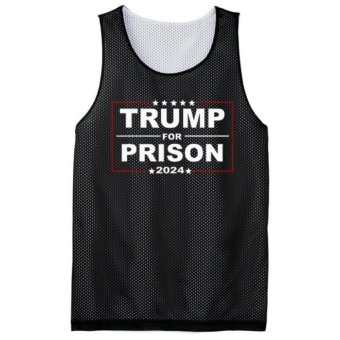 Trump For Prison 2024 Support Trump 4th Of July Mesh Reversible Basketball Jersey Tank