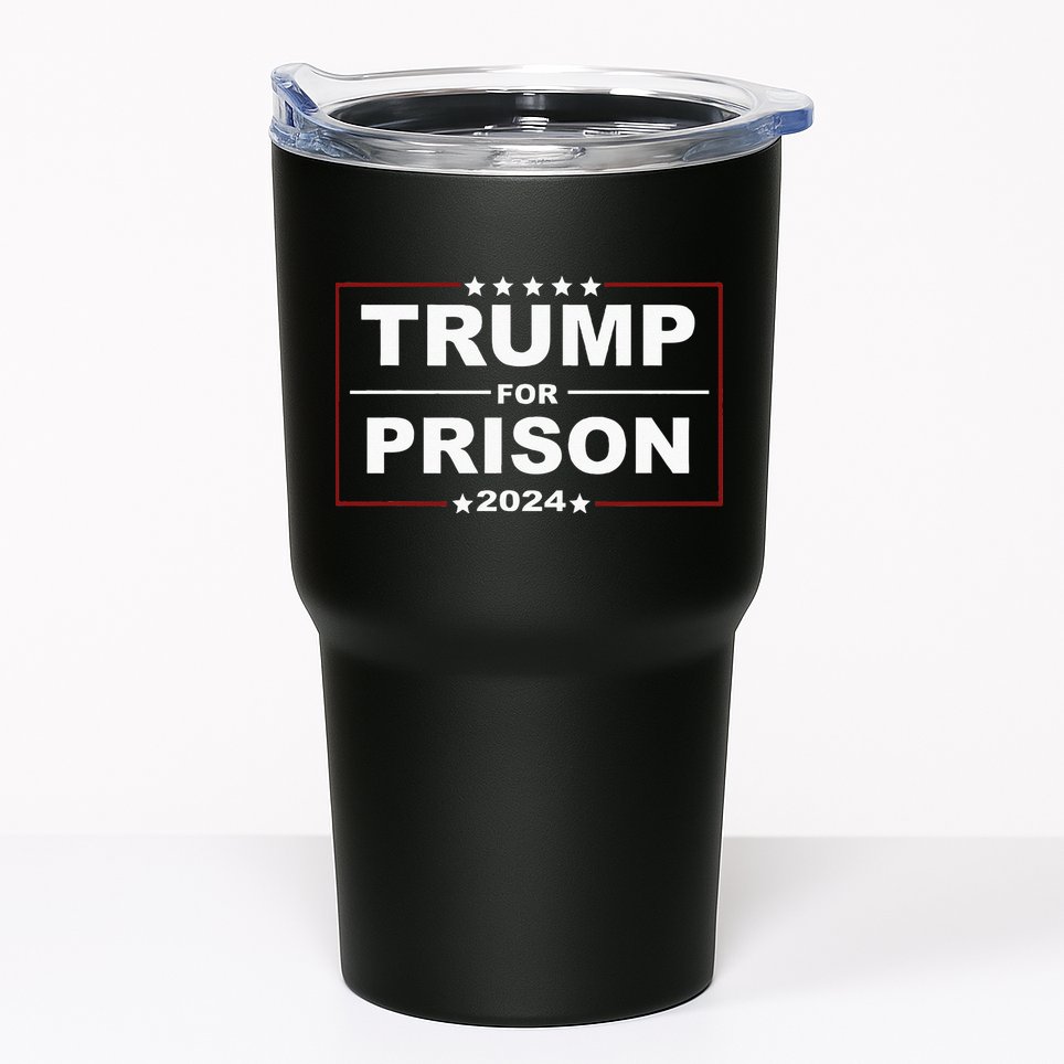 Trump For Prison 2024 Support Trump 4th Of July Tumbler