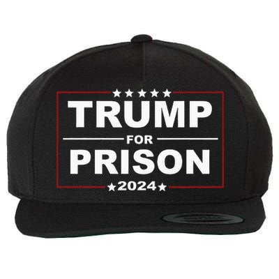 Trump For Prison 2024 Support Trump 4th Of July Wool Snapback Cap