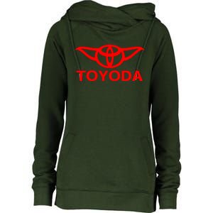 Toyoda Funny Parody Womens Funnel Neck Pullover Hood