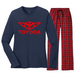 Toyoda Funny Parody Women's Long Sleeve Flannel Pajama Set 