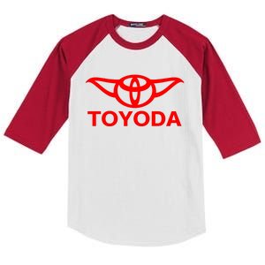 Toyoda Funny Parody Kids Colorblock Raglan Jersey