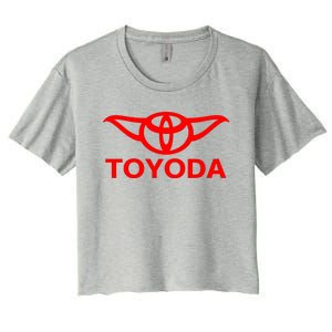 Toyoda Funny Parody Women's Crop Top Tee