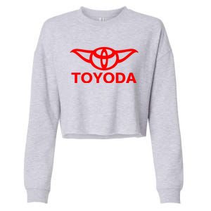 Toyoda Funny Parody Cropped Pullover Crew