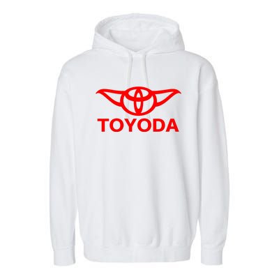 Toyoda Funny Parody Garment-Dyed Fleece Hoodie