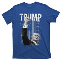 Trump Fist Pump 2024 Pennsylvania Rally Trump Us Flag Pa Rally Shooting T-Shirt