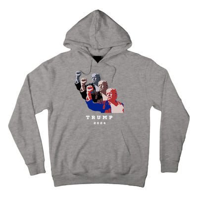 Trump For President 2024 Election Fight Tall Hoodie