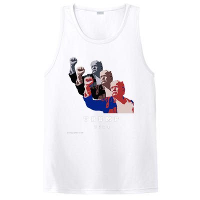 Trump For President 2024 Election Fight PosiCharge Competitor Tank