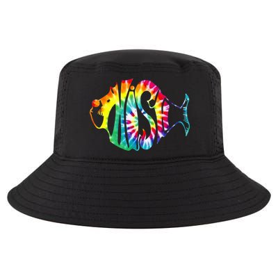 Tie-Dye Fish, Phish-Jam, Fishing Fisherman Cool Comfort Performance Bucket Hat