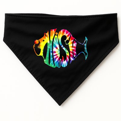 Tie-Dye Fish, Phish-Jam, Fishing Fisherman USA-Made Doggie Bandana