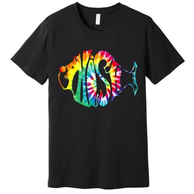 Tie-Dye Fish, Phish-Jam, Fishing Fisherman Premium T-Shirt