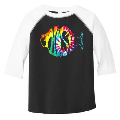 Tie-Dye Fish, Phish-Jam, Fishing Fisherman Toddler Fine Jersey T-Shirt