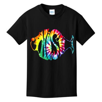 Tie-Dye Fish, Phish-Jam, Fishing Fisherman Kids T-Shirt