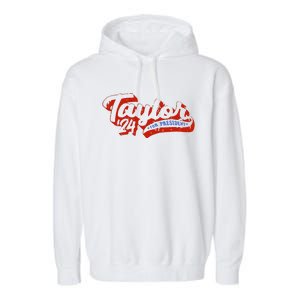 Taylor For President 2024 Funny Taylor First Name Garment-Dyed Fleece Hoodie