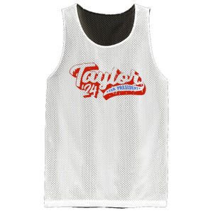 Taylor For President 2024 Funny Taylor First Name Mesh Reversible Basketball Jersey Tank