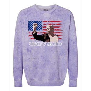 Trump For President 2024 Republican Election Rally Victory Colorblast Crewneck Sweatshirt