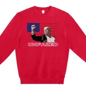 Trump For President 2024 Republican Election Rally Victory Premium Crewneck Sweatshirt