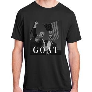 Trump Fist Pump Butler Rally Patriotic Goat Design Adult ChromaSoft Performance T-Shirt