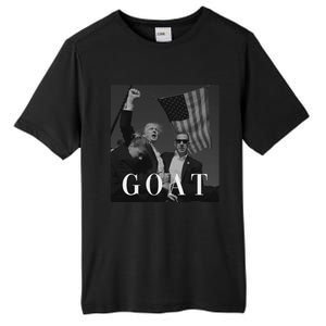 Trump Fist Pump Butler Rally Patriotic Goat Design Tall Fusion ChromaSoft Performance T-Shirt