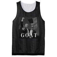 Trump Fist Pump Butler Rally Patriotic Goat Design Mesh Reversible Basketball Jersey Tank