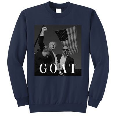 Trump Fist Pump Butler Rally Patriotic Goat Trump Sweatshirt