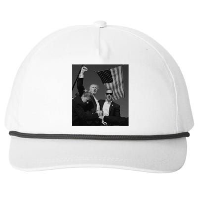 Trump Fist Pump Snapback Five-Panel Rope Hat