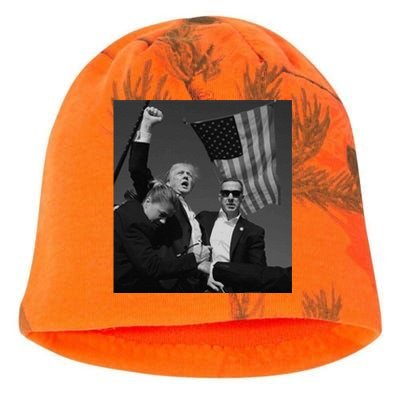 Trump Fist Pump Kati - Camo Knit Beanie