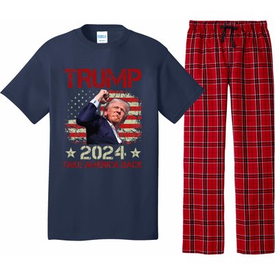 Trump Fist Pump Shot At Trump 2024 Trump Survives Rally Pajama Set