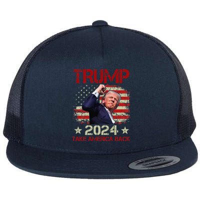 Trump Fist Pump Shot At Trump 2024 Trump Survives Rally Flat Bill Trucker Hat