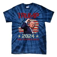 Trump Fist Pump Shot At Trump 2024 Trump Survives Rally Tie-Dye T-Shirt