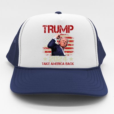 Trump Fist Pump Shot At Trump 2024 Trump Survives Rally Trucker Hat