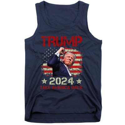 Trump Fist Pump Shot At Trump 2024 Trump Survives Rally Tank Top