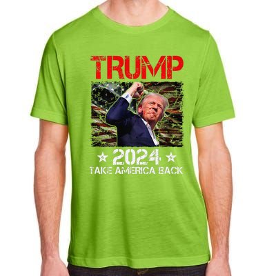 Trump Fist Pump Shot At Trump 2024 Trump Survives Rally Premium Adult ChromaSoft Performance T-Shirt