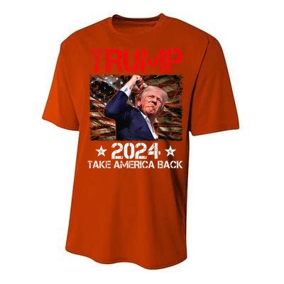 Trump Fist Pump Shot At Trump 2024 Trump Survives Rally Premium Performance Sprint T-Shirt