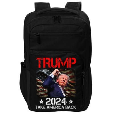 Trump Fist Pump Shot At Trump 2024 Trump Survives Rally Premium Impact Tech Backpack