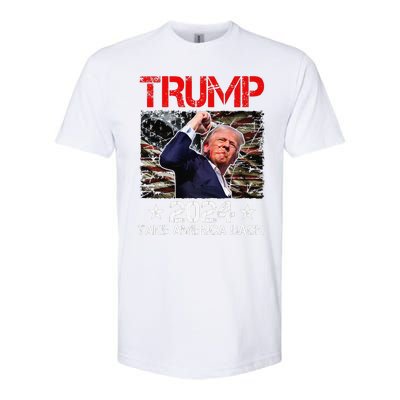 Trump Fist Pump Shot At Trump 2024 Trump Survives Rally Premium Softstyle CVC T-Shirt