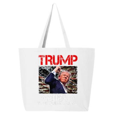 Trump Fist Pump Shot At Trump 2024 Trump Survives Rally Premium 25L Jumbo Tote