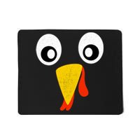 Turkey Face Pilgrim Shirt Thanksgiving Costume Mousepad