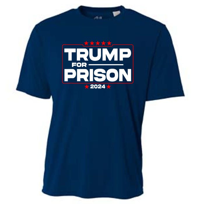 Trump For Prison 2024 Support Trump 4th Of July Cooling Performance Crew T-Shirt